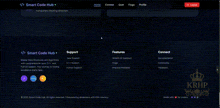 a screenshot of a website that says smart code hub