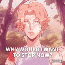 Why Would I Want To Stop Now Sypha Belnades GIF - Why Would I Want To Stop Now Sypha Belnades Castlevania GIFs