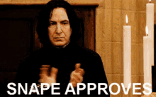 Severus Snape GIF - Severus Snape Approves GIFs