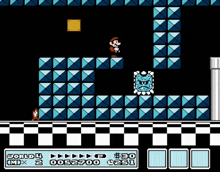 a screenshot of a video game that says world 4
