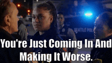 Station 19 Andy Herrera GIF - Station 19 Andy Herrera Youre Just Coming In And Making It Worse GIFs