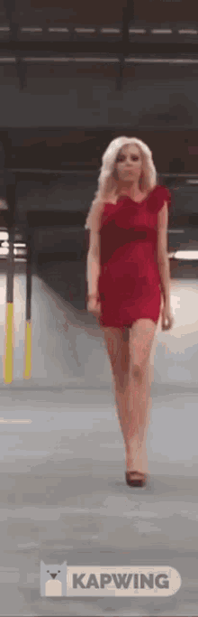 Red Dress Ami GIF - Red Dress Ami GIFs