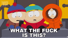 what the fuck is this eric cartman stan marsh kenny mccormick south park cupid ye
