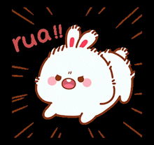 Tuji Rabbit GIF - Tuji Rabbit Angry GIFs
