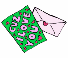cuz i love you i love you ily valentine cute letter