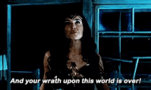 Gal Gadot Your Wrath Upon This World Is Over GIF - Gal Gadot Your Wrath Upon This World Is Over Wonder Woman GIFs