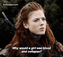 Why Would A Girl See Bloodand Collapse?.Gif GIF - Why Would A Girl See Bloodand Collapse? Game Of-thrones Hindi GIFs