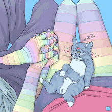 Psychedelic Cat GIF - Psychedelic Cat Love GIFs