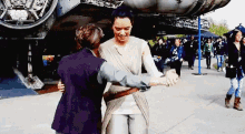 Carrie Fisher Daisy Ridley GIF - Carrie Fisher Daisy Ridley Star Wars GIFs