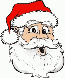 Merry Christmas Santa Claus GIF - Merry Christmas Santa Claus Wink GIFs