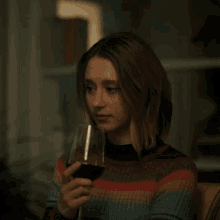 Sipping Wine Annie Miller GIF - Sipping Wine Annie Miller The Twilight Zone GIFs