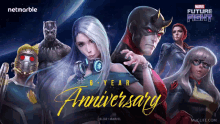 a marvel future fight 6 year anniversary banner