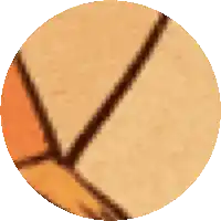 a close up of a basketball with a brown line on it