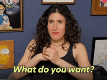 Kate Berlant Office Hours Live GIF - Kate Berlant Office Hours Live What Do You Want GIFs
