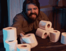 Toilet Paper Mogul GIF - Toilet Paper Mogul Lots Of Toilet Paper GIFs