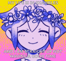 Omori Basil Omori Memes GIF - Omori Basil Omori Memes My Life Is In Shambles GIFs