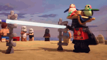 Changing The Light Darth Vader GIF - Changing The Light Darth Vader Lego Star Wars Summer Vacation GIFs
