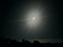 a picture of a full moon with the words good night written around it