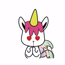 unicorn cute horse rainbow love