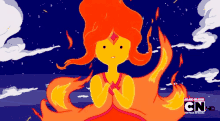 adventure time flame princess what angry flaming