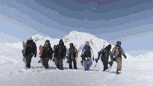 Walking In Snow Red Bull GIF - Walking In Snow Red Bull Snowboarders GIFs