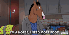 Im A Horse I Need More Food GIF - Im A Horse I Need More Food Growing Up GIFs