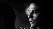 You Are My Life Damon Salvatorre GIF - You Are My Life Damon Salvatorre Elena Gilbert GIFs