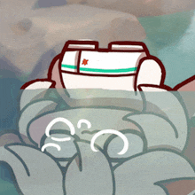 a cartoon drawing of a person in a diaper
