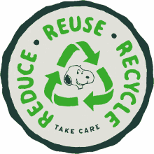 reduce snoopy reuse recycle take care