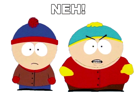 Neh Eric Cartman Sticker - Neh Eric Cartman Stan Marsh Stickers
