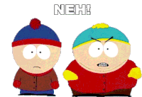 Neh Eric Cartman Sticker - Neh Eric Cartman Stan Marsh Stickers