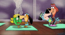Jellystone Augie Doggie GIF - Jellystone Augie Doggie Yoga GIFs
