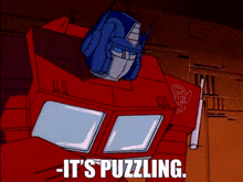Transformers Optimus Prime GIF - Transformers Optimus Prime Its Puzzling GIFs