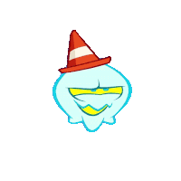 Laughing Ghost Cut The Rope Sticker - Laughing Ghost Cut The Rope Evil Laugh Stickers