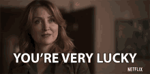Youre Very Lucky Fortunate GIF - Youre Very Lucky Fortunate Blessed GIFs