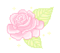 Pixel Flower Cute Animated Sticker