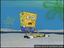 Spongebob Lifting GIF