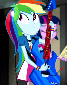 Rainbow Dash Guitar GIF
