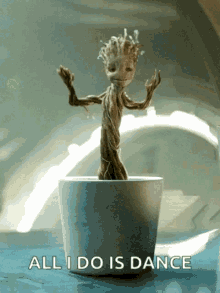 Relax Groot GIF - Relax Groot Dance GIFs