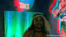 Showing Off My Moves Tiki Chamorro GIF - Showing Off My Moves Tiki Chamorro Wow Women Of Wrestling GIFs