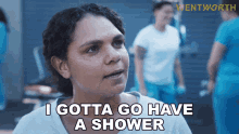 I Gotta Go Have A Shower Ruby Mitchell GIF - I Gotta Go Have A Shower Ruby Mitchell Wentworth GIFs