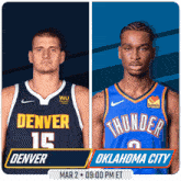 Denver Nuggets Vs. Oklahoma City Thunder Pre Game GIF - Nba Basketball Nba 2021 GIFs