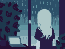 Pixel Art Rain GIF - Pixel Art Rain GIFs