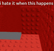 a purple background with the words i hate it when this happens on it