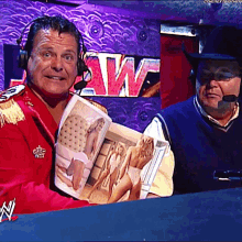 Jerry The King Lawler Jim Ross GIF - Jerry The King Lawler Jim Ross Trish Stratus GIFs