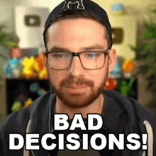 Bad Decisions Michael Groth GIF - Bad Decisions Michael Groth Mandjtv GIFs