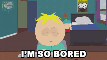 Im So Bored Eric Cartman GIF