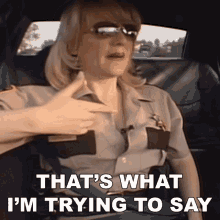Thats What Im Trying To Say Deputy Clementine Johnson GIF - Thats What Im Trying To Say Deputy Clementine Johnson Reno911 GIFs