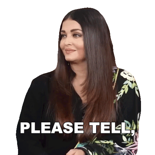 Please Tell Please Tell Aishwarya Rai Bachchan Sticker - Please Tell Please Tell Aishwarya Rai Bachchan Pinkvilla Stickers