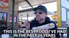 this is the best food ive had in the past20years shawn chatfield mega64 best meal greatest meal